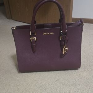 Michael Kors Plum Satchel